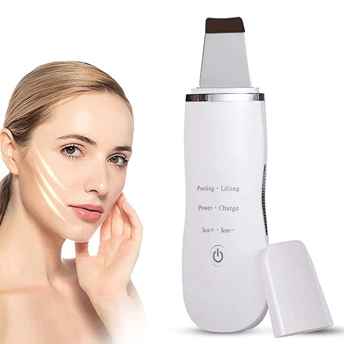 

Electronic Face Spatula Blackhead Remover Facial Cleaning Peeling Facial Lifting Ultrasonic shovel skin scrubber