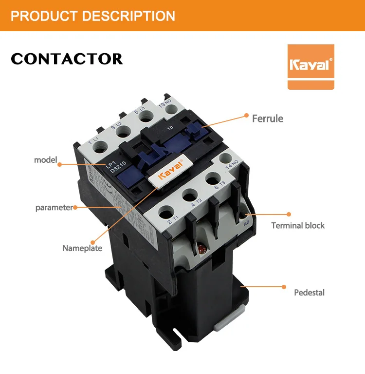 Lp1d Types Of Dc Contactor 12v 24v 48v Dc Coil Dc Contactor