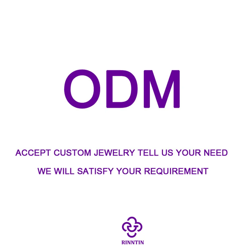 RINNTIN ODM Custom Jewelry logo 925 Sterling Silver Luxury Jewellery Fashion Ring for Women Bracelet Necklace Ring Earrings Fit