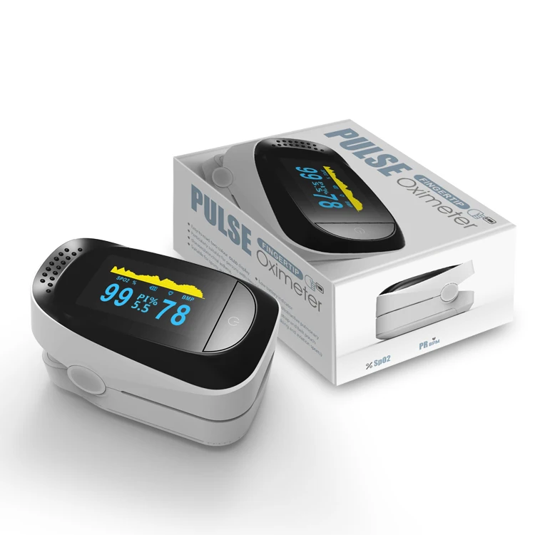 
Professional manufacturer of smart digital fingertip SPO2 pulse oximeter with two-color OLED display 