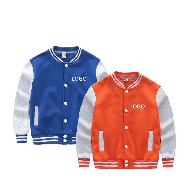 

wholesale windproof winter warm jacket for kids boys and girls children letterman varsity jackets