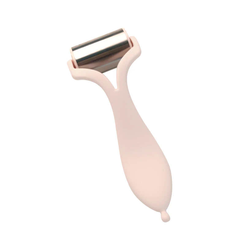 

Stainless Steel Facial Roller Cooling Ice Roller For Face Eye Puffiness Massage Roller, White+pink+blak