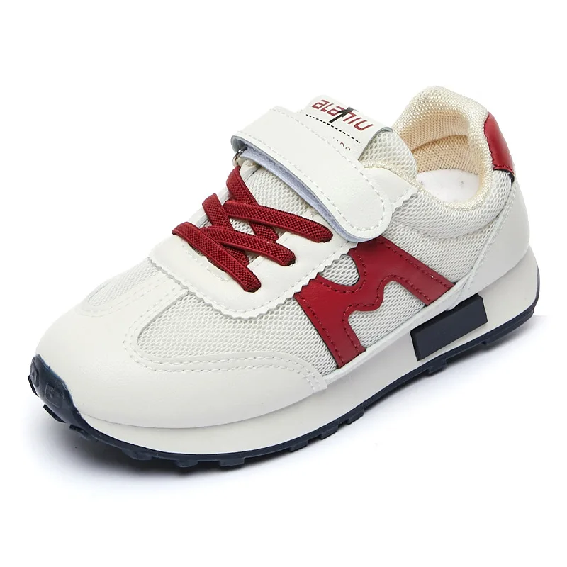 

2021Autumn New breathable sneakers boys' net shoes Children's Cortez casual shoes White shoes girls Daddy, Picture shows