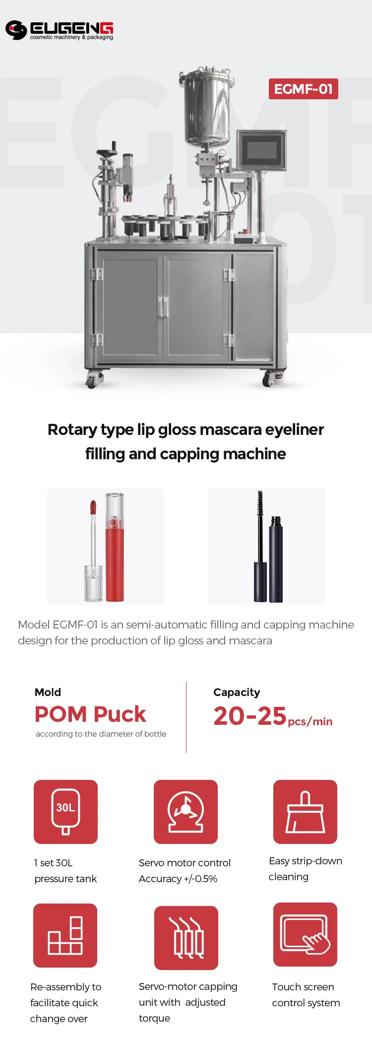 Semi Automatic Lip Gloss Filling Capping Machine Buy Lip Gloss