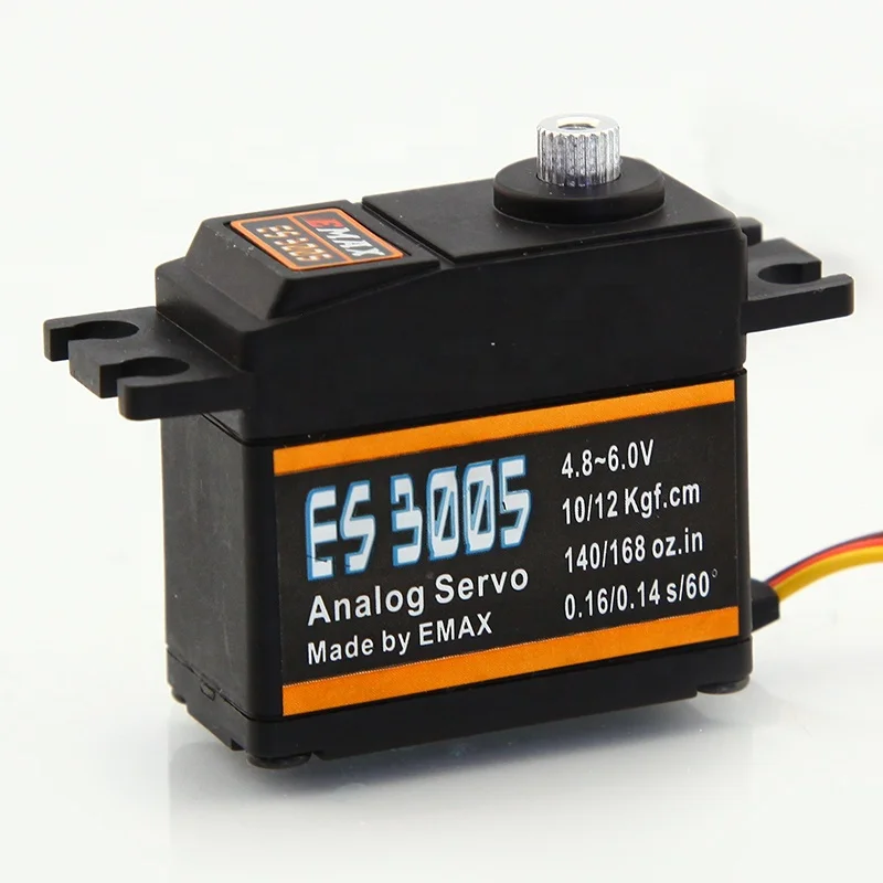 

Original EMAX ES3005 42g Analog Metal Gears Waterproof Servo 12KG Torque With Bearing For RC Car Boat Airplane