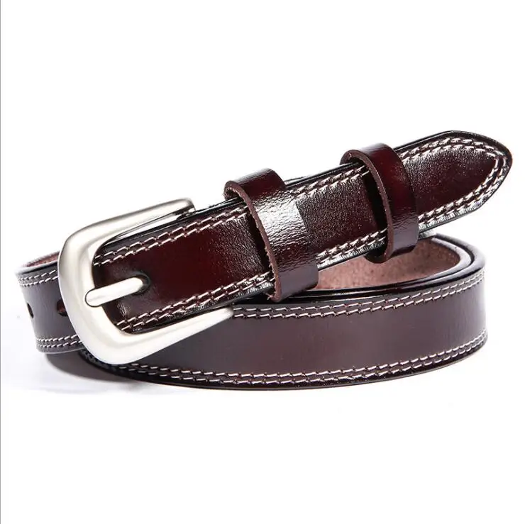 

Wholesale woman belt buckle ladies customized leather durable women leather belts