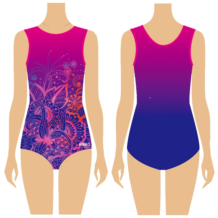 

New Design Gymnastics Leotards for kids One-piece Dancing Tumbling Practice Athletic Leotards