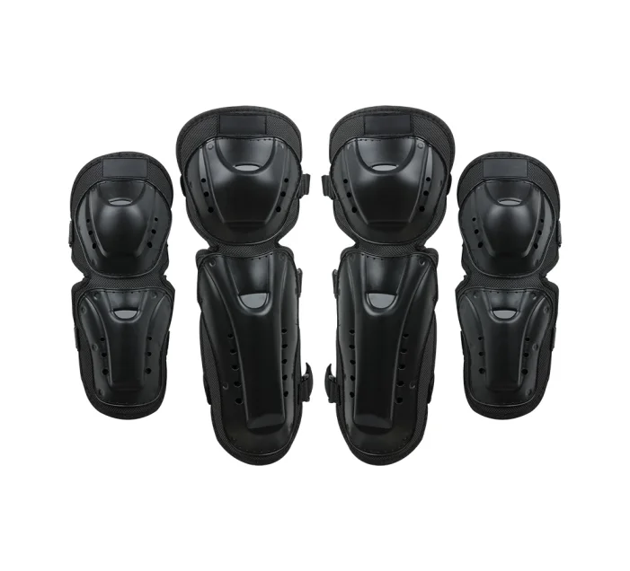 

Wildmx Black Men PP Shell Outdoor Sport Motorbike Racing Protective Gear Four Seasons Motorcycle Kneepads