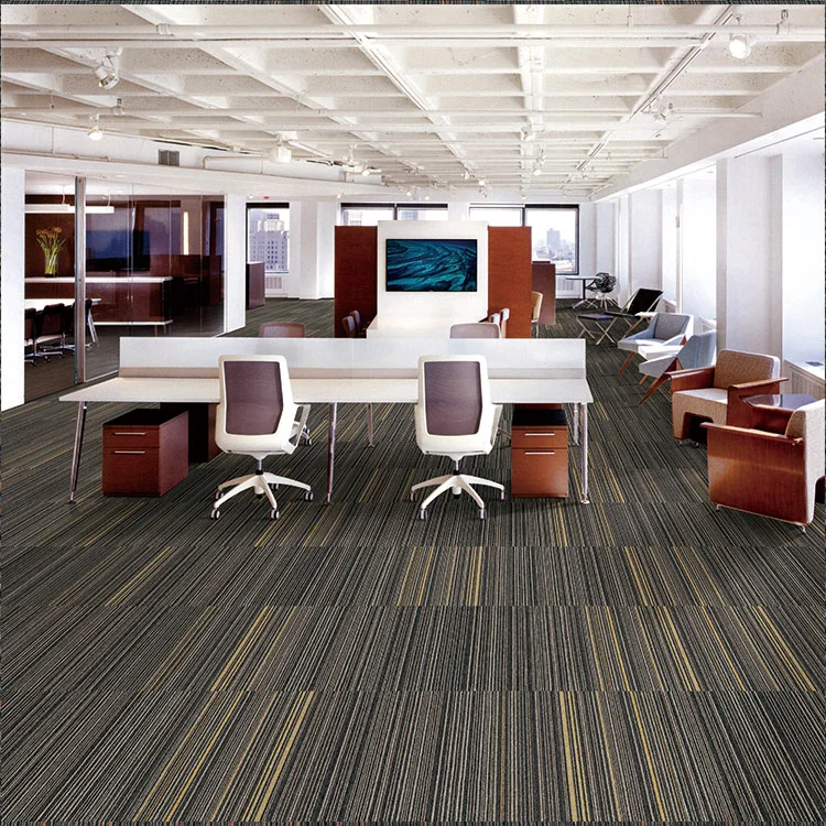 商业办公 100% 锦纶 6.6 植绒地毯出售