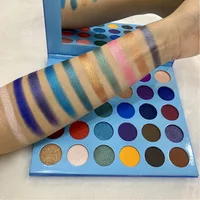 

Makeup blue eyeshadow packaging custom logo private label eyeshadow palette
