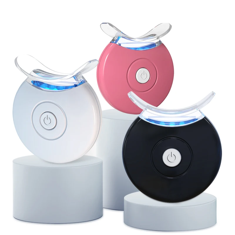 

Custom 2021 New Design Home Use Dental Bleaching Machine Light Teeth Whitening Led Kit Private Logo