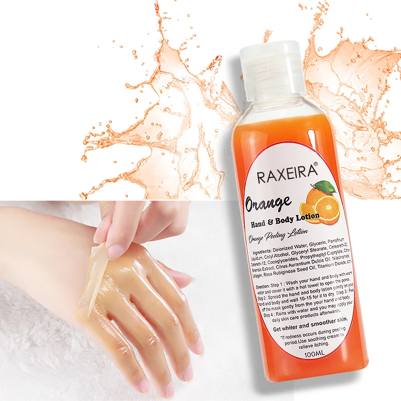 

Private Label Orange Peeling Lotion Exfoliating Skin whitening Lightening Body Lotion