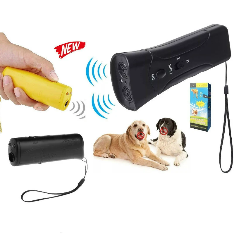 

Dog Chaser Ultrasonic Training Repellent Whistle Dogs Barking Control Accessories For And Cats Transducer Cleaning, Picture