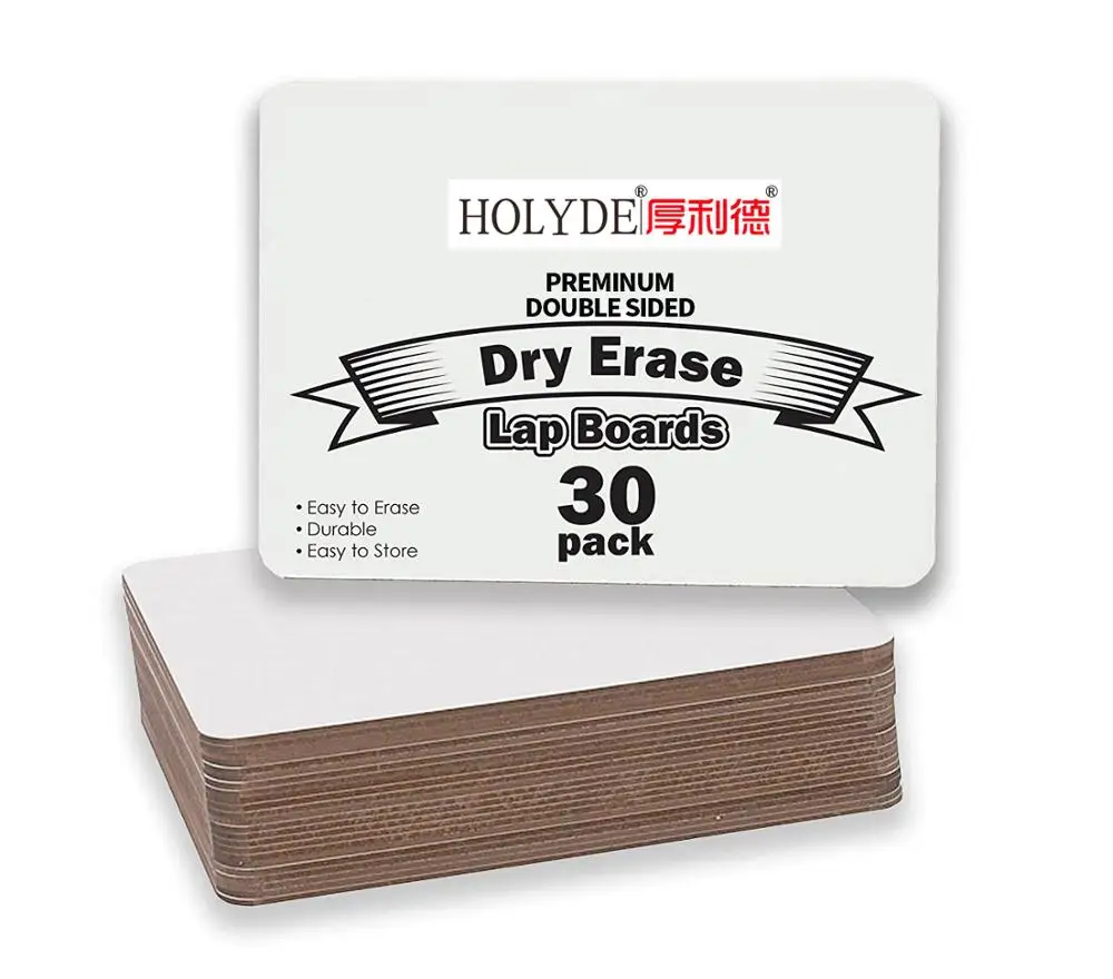 
Amazon Cheap Price No Frame Double Sided White Board Set Small Dry Erase Lapboard Whiteboard for Kids Classroom 