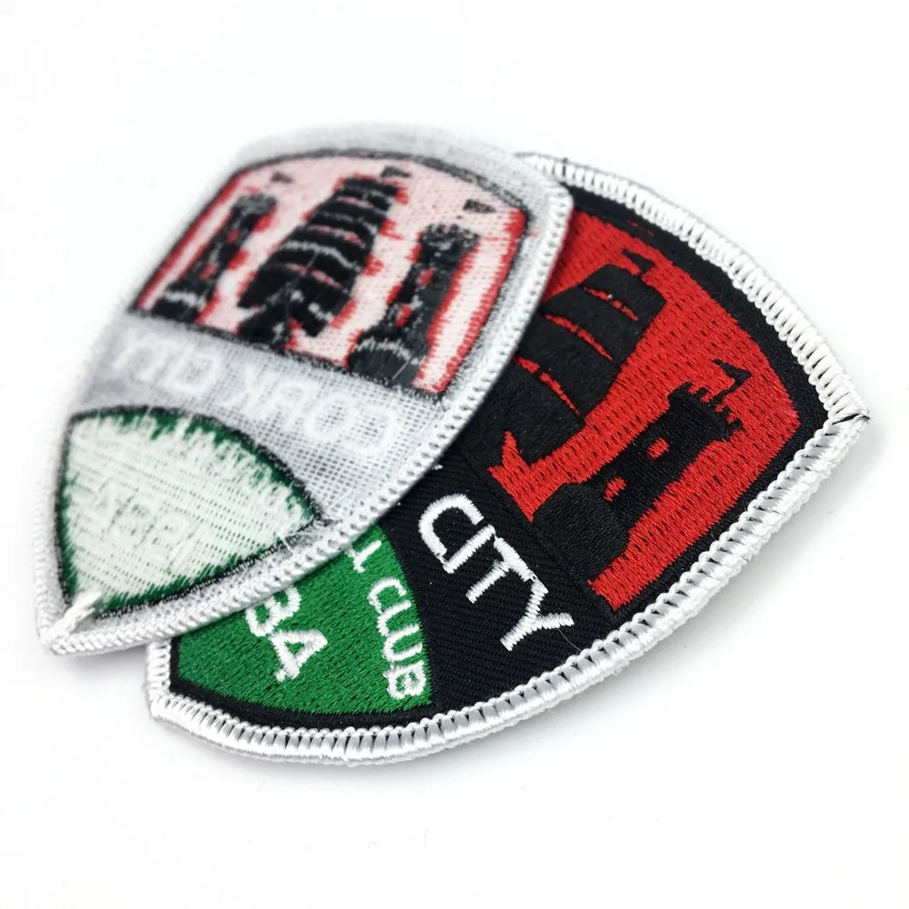 

Wholesale Custom Logo Garment Cloth Woven Badge Embroidery Patch with hat