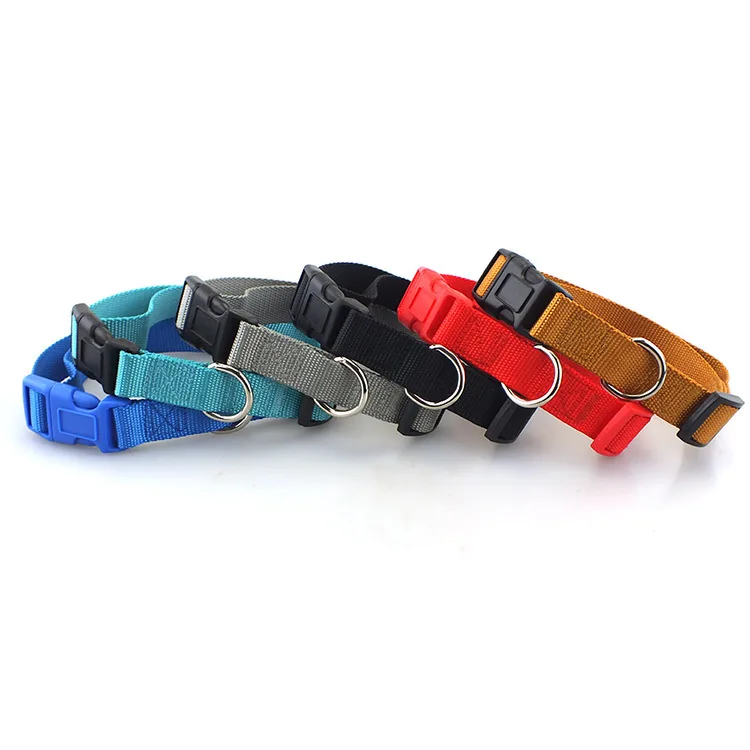 

Popular nylon pet collar adjustable dog collar outdoor tactical collar cat dog neck cover pet products wholesale