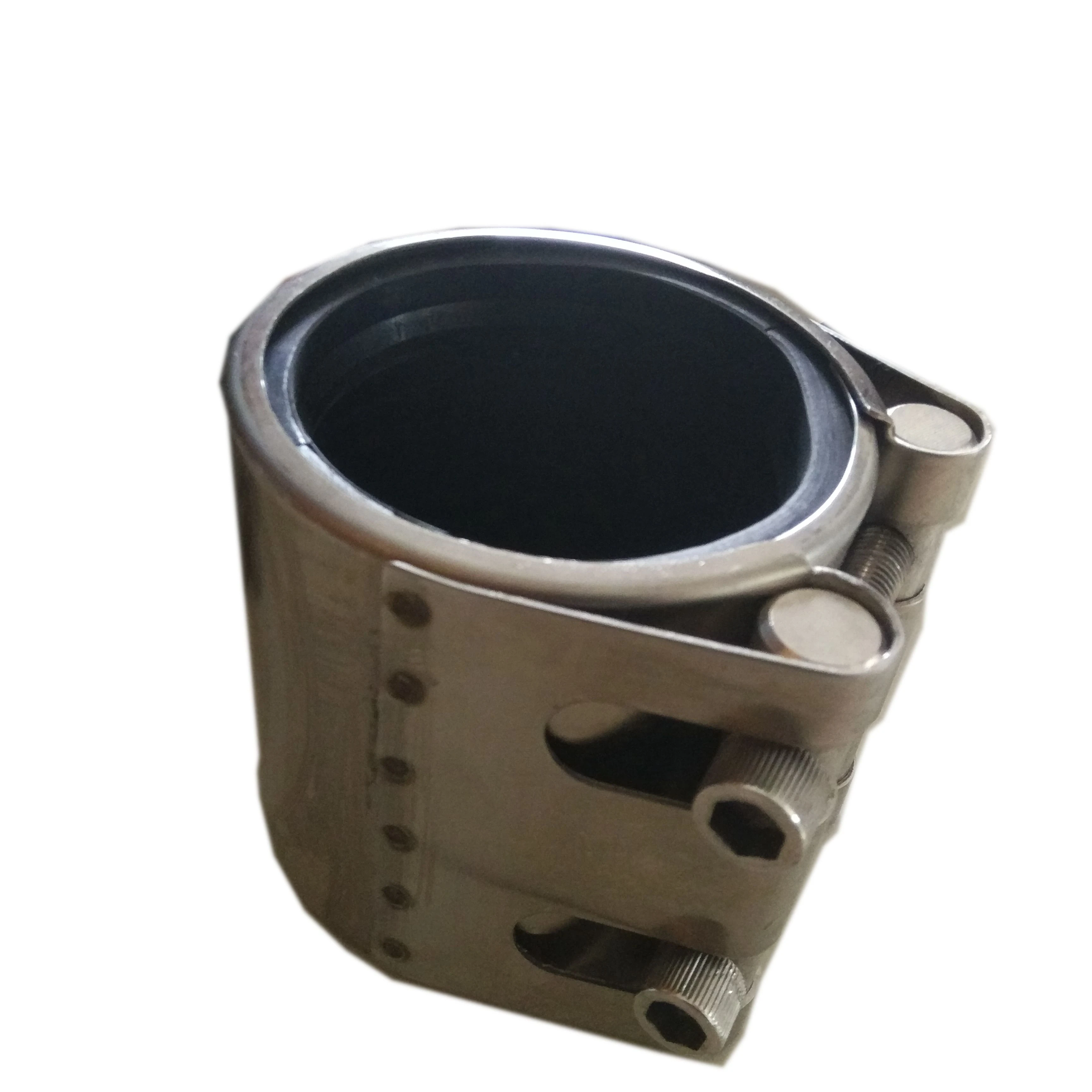 All Stainless Steel SS304 China Full Circle Pipe Repair Clamp with Single Band Double Band Repair Clamp