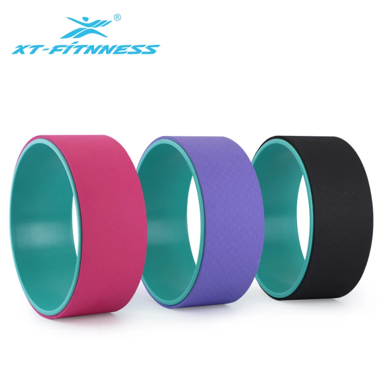 

Hot sell environmental materials fitness TPE wheel roller yoga wheel