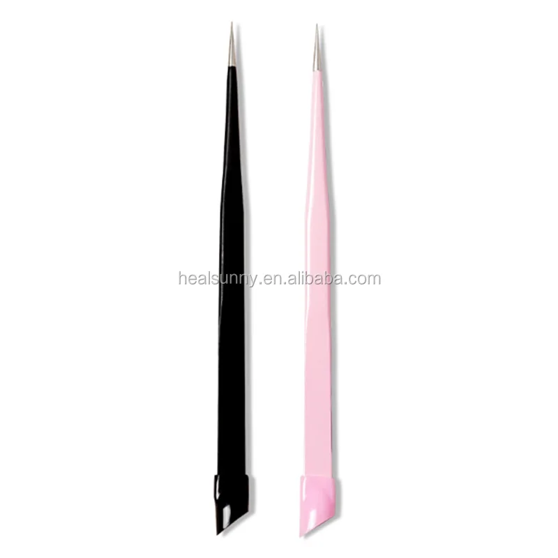 

Multifunction Professional Nail Cuticle Remover Pusher Double Head Nail Art Tweezers For Manicure