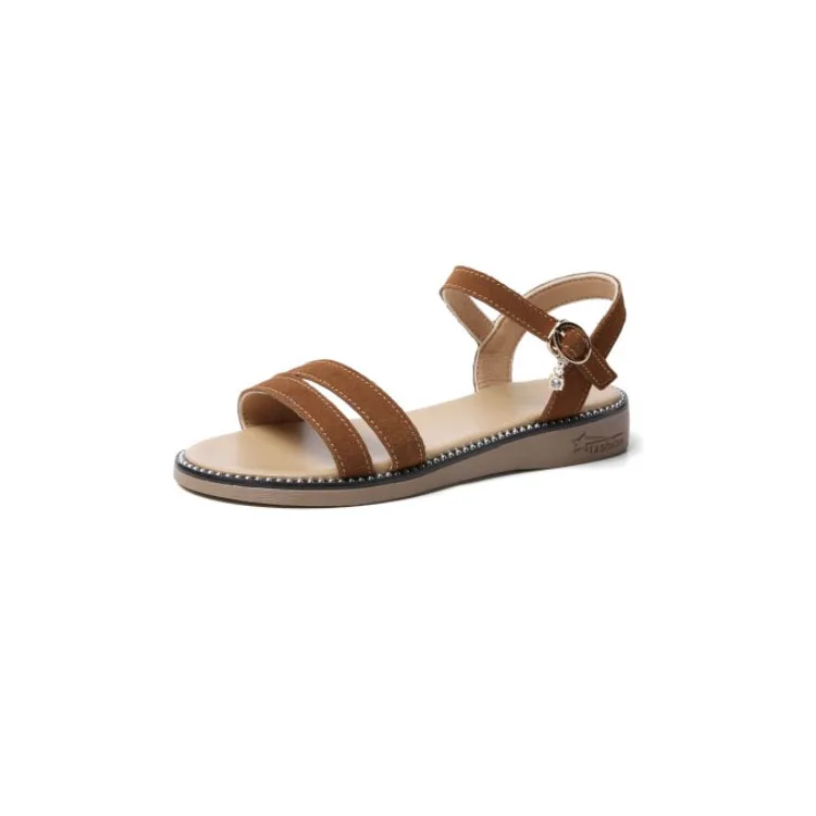 

Summer Women Genuine Leather Light Weight Ladies Leather Shoes and Sandals