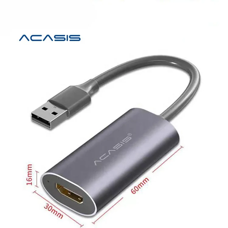 

ACASIS Video Capture Card, USB 2.0 HD to USB Audio Capture Card, 4K 1080P60 Capture Devices for Gaming Live Streaming Video