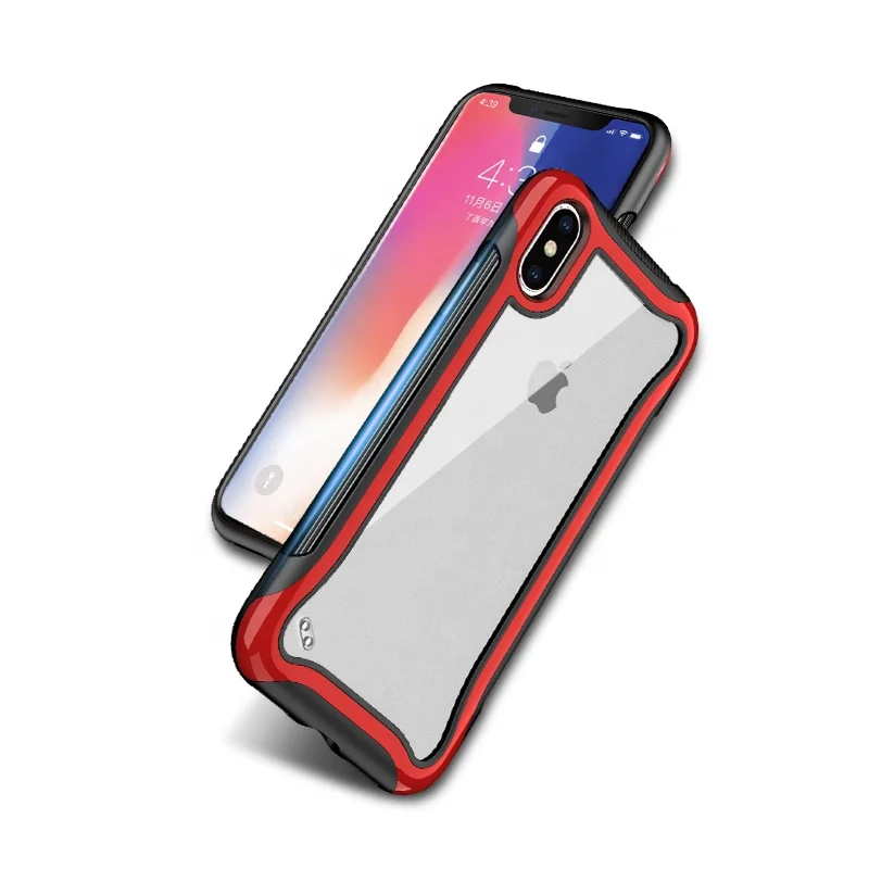 

Saiboro Latest Product TPU PC Hybrid Candy Colors Transparent Phone Cover Case for iPhone X Phone Accessories Case for iPhone 11, Multi colors