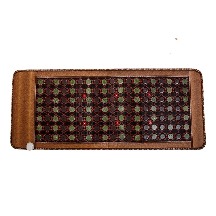 
Far infrared photons tourmaline heated stone pad bio mat jade 