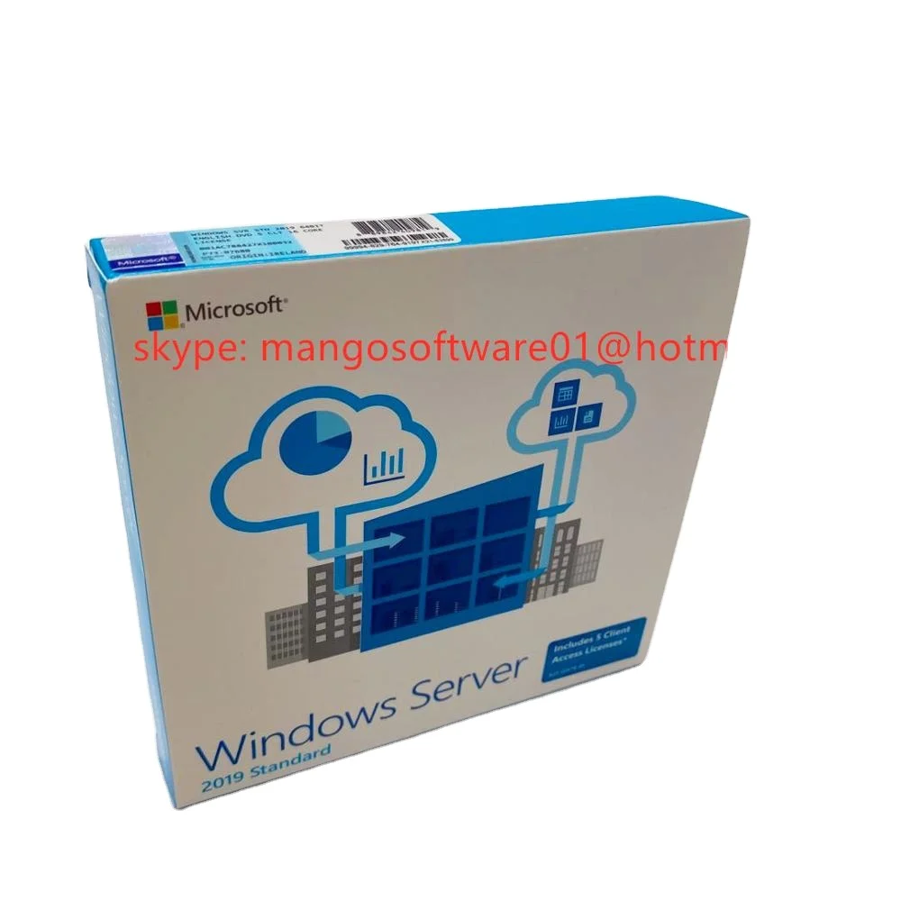 

Windows sever 2019 Standard key code license DVD retail windows server 2019 donwload software