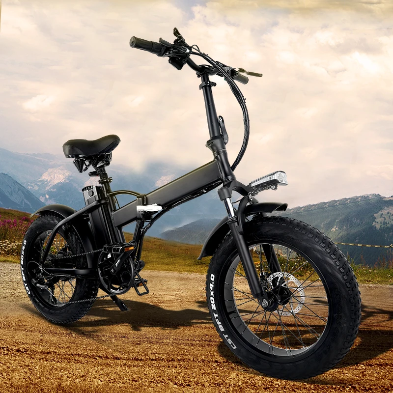 

bicycle scooter 26 inch city folding mountain 29" low price cruiser accessory fat tire electric bike 1000w, Black
