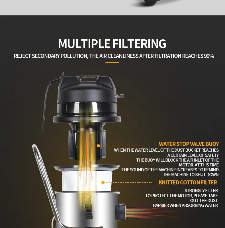 Commercial Hotel-Dedicated 220V/110V Carpet Extraction Cleaning Machine Manual Vacuum Cleaner with Sofa Art Spray Feature
