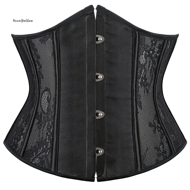 Wholesale Plastic Bone Women Classic Slimming Tummy Short Torso Underbust Corsets Waist Trainer Korsette Plus Size