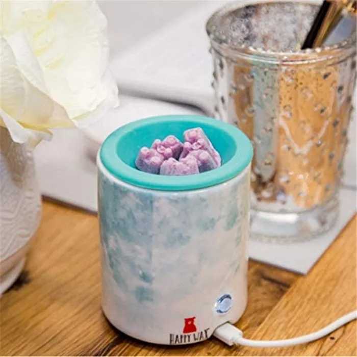 Mini Tabletop Wax Warmer In Watercolor For Scented Wax Melts Electric Wax Melter With Patent