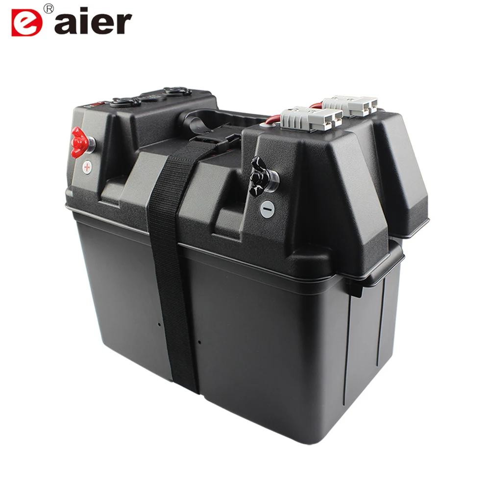 Outdoor Plastic Waterproof 12v Battery Box Camping Adventure Battery ...