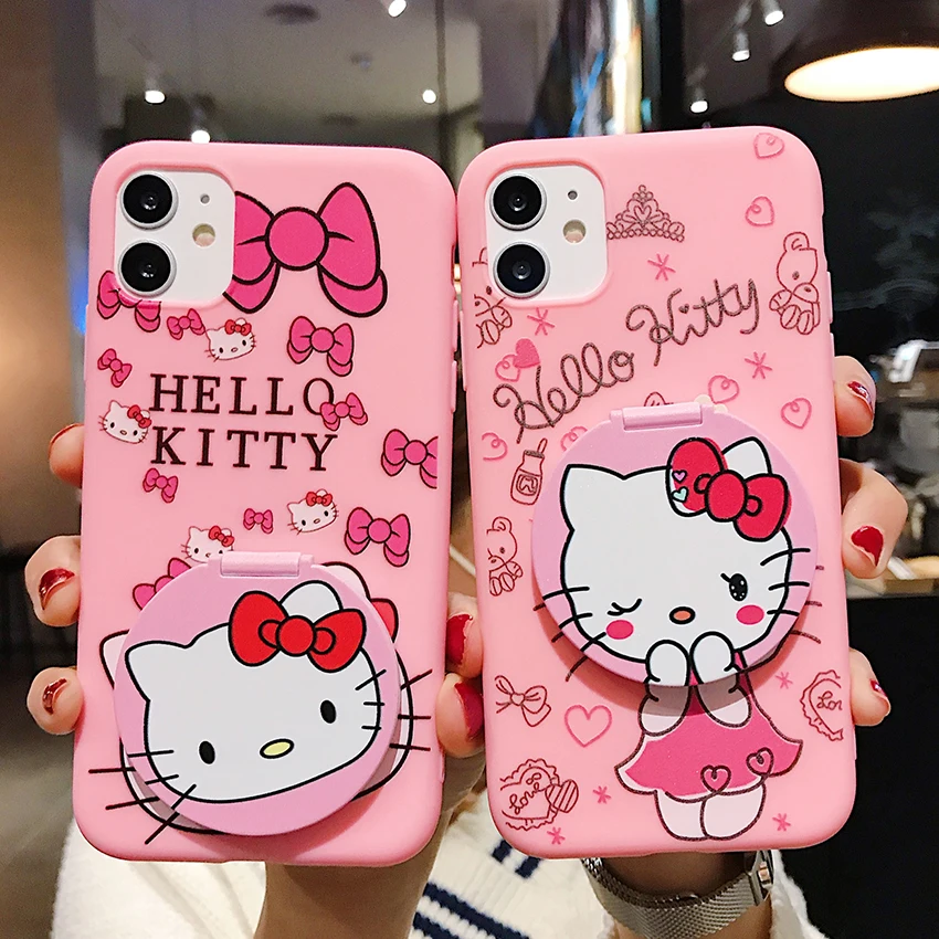 

Hello Kitty Mobile Phone Case Phone Cover for iphone 12 12pro cell phone case for iphone XS Max SE