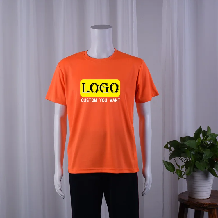 

Cheap Price Custom Logo Playeras Sublimation Blank Polyester Basic T Shirt, As picture