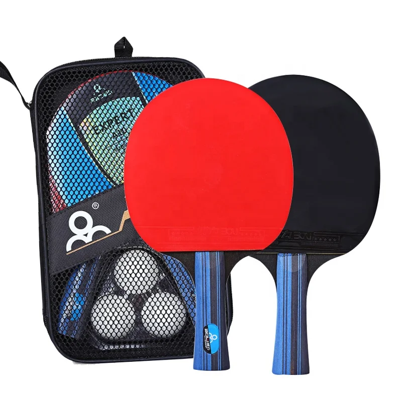 

Boli Professional Table Tennis Racket Set Ping Pong Bat, As shown in figure