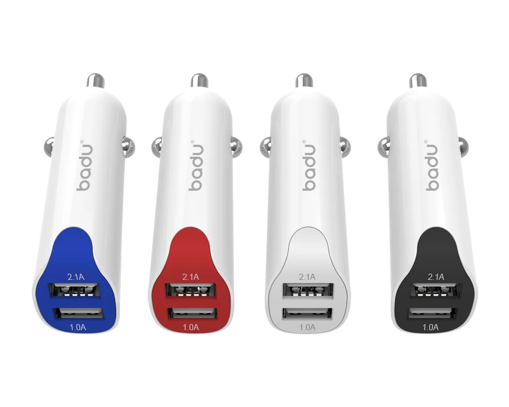 

private mini 2USB quick charger in car mobile phone USB car charger adapter