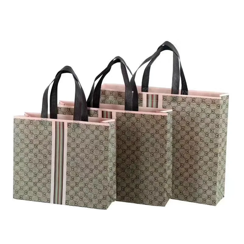 

Advertising printed tote bag portable reusable shopping bag non-woven fabric bags, Customized color