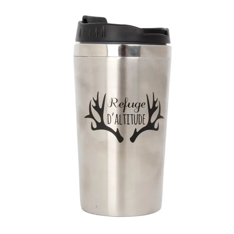 

Christmas Gifts Eco Friendly Classic Custom Reusable Vacuum Insulated Stainless Steel Coffee Mug With Lid Outdoor, As picture
