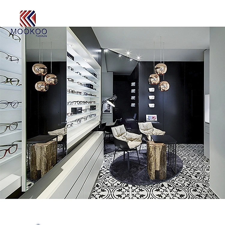Modern Optical Frame Showroom Interior Design - Buy Wood Counter ...