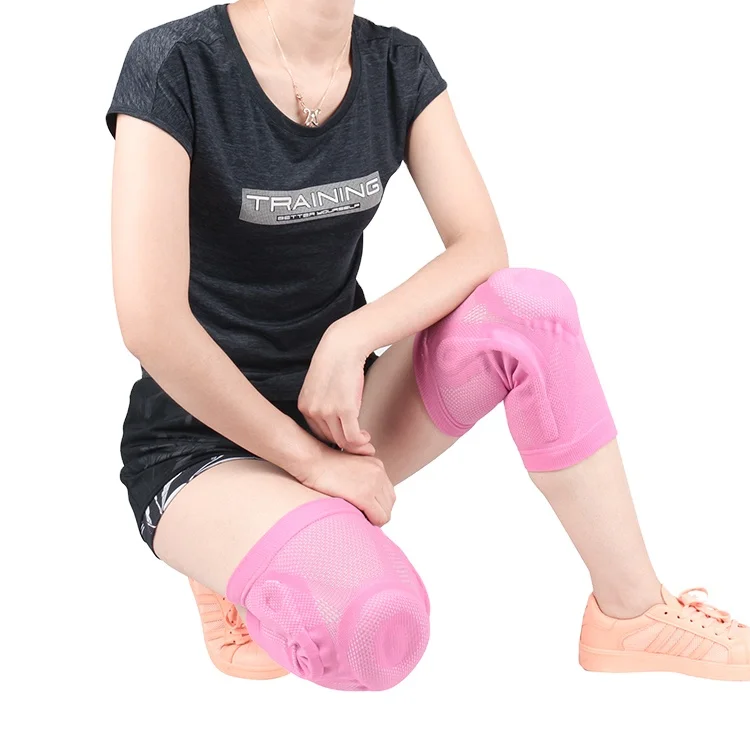 

New Technology 2021 Yoga Volleyball Sports Motorcycle Dance Knee Compression Sleeve Support Knee Pads, Black+white+blue+pink+yellow+rose red