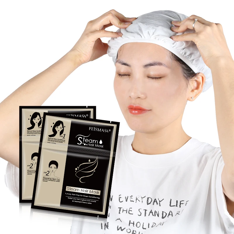 

High Quality Skin Deep Conditioning Nourishing Argan Oil Keratin Treatment Hair Mask Cap
