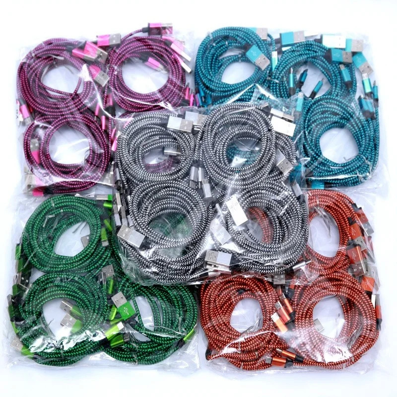 

Cell Phone Micro USB Charger Cable, White, red, green etc