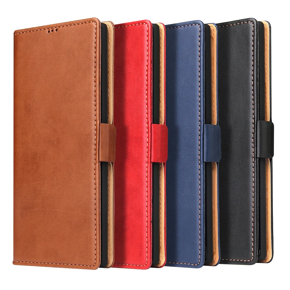 

New Wallet Leather Case for Samsung Galaxy Note 20 Case Flip Style, Red, blue, black, brown