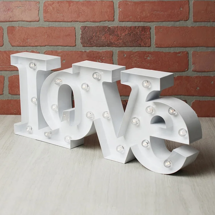 
Decorative reverse Illuminated letters bottom lit sign boards backlit love letter for wedding anniversary 
