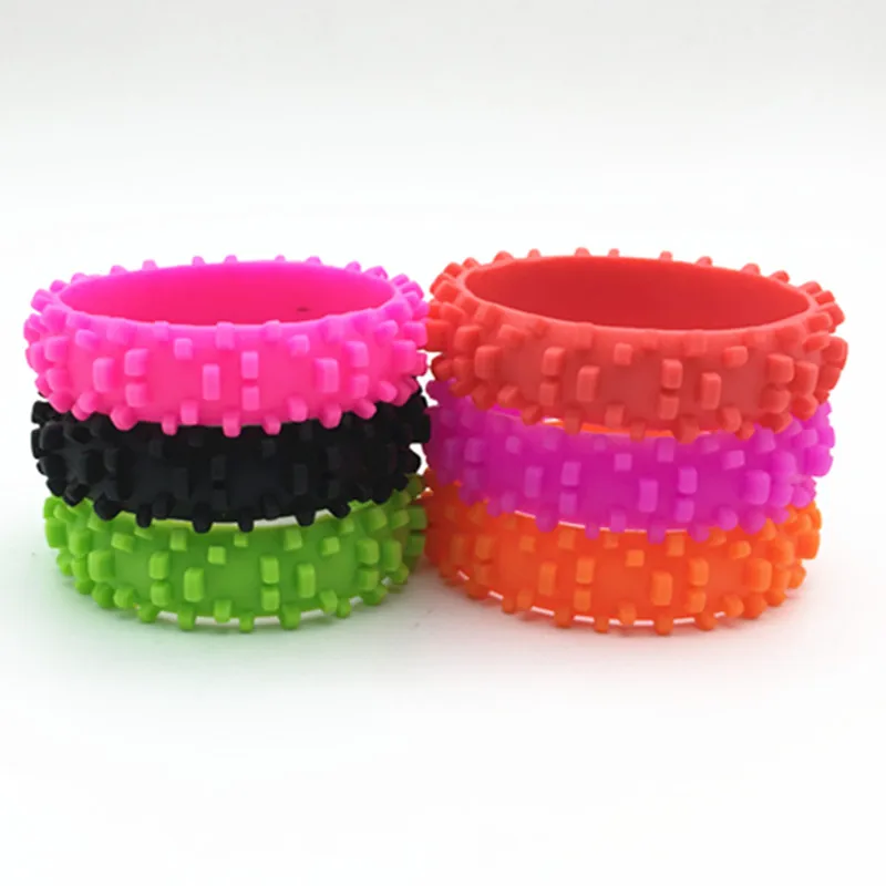 

Silicone Jewelry Chain&Link Bracelets Bangles Type Tire Round Bracelet