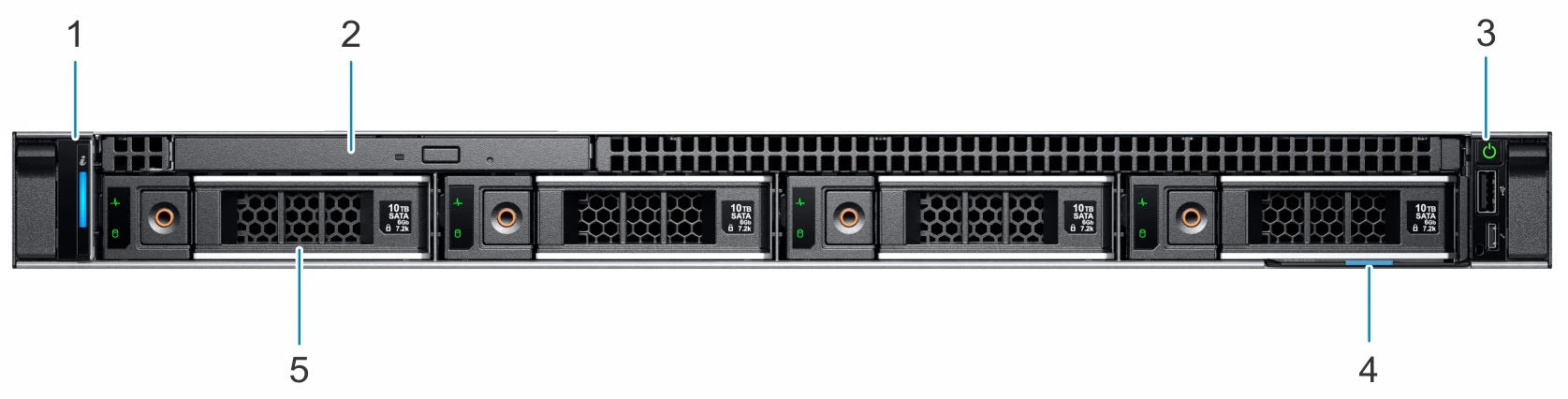 
New products Dell EMC NX440 highlights Storage server computer storage with High quality 