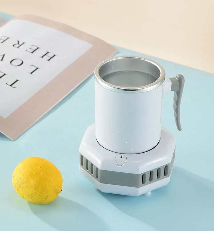 

New Mini desktop office instant drink cooler refrigerator portable trendy innovative creative cooling cup gift self cooler Mug