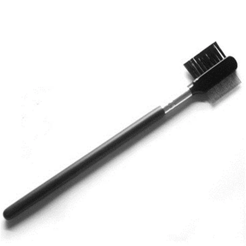 

High Quality Double Head Stainless Steel Eyebrow Comb Mascara Wand, Black