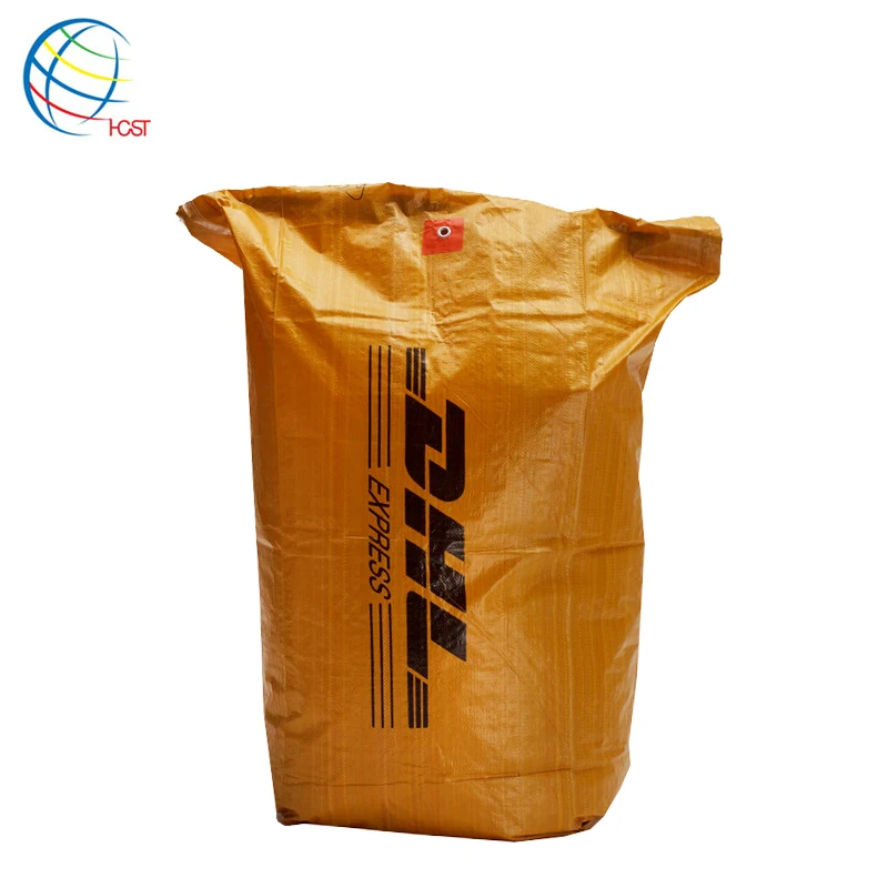 
PP woven blue bag exported to Morocco for packing wheat 